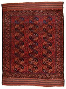 Antique Turkmen Ersari Yomut Tekke Saryk Salor Oriental Main Wool Tribal Carpet