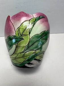 Chinese Famille Rose Peach Porcelain Vase