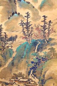 Hanging Scroll Unique Landscape Hanging Scroll China Chinese Painting Korea Kore