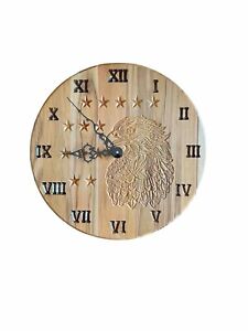 Custom Carved American Clock