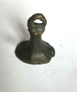 Mediaeval Bronze Seal Matrix Believed From Grand Tour Very Rare 
