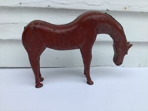 Antique Hand Carved Folk Art Horse Original Paint