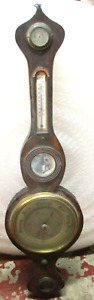 Antique Royle Rawson Wican 36 Barometer Thermometer Made In England