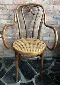 Thonet Bent Wood Bistro Chair Authentic Midcentury Will Ship 3 Of 4