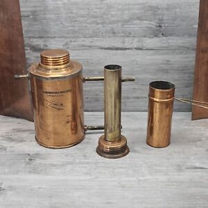 Antique Copper Steam Generator Science Equipment Central Scientific Co Cenco