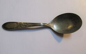 Sterling Silver Plated Baby Spoon Is Star Wm Rogers Star Silver Scrap