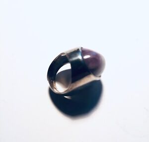 Ray Urban Ring With Amethyst 1961 1 4cm Inner Meusurement