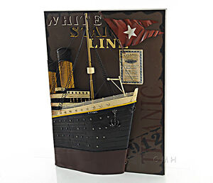 Rms Titanic Ocean Liner Bow 3d Metal Model Painting 28 White Star Cruise Ship