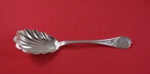 Bow Knot By Ball Black Co Sterling Silver Berry Spoon Shell Bowl 8 7 8 