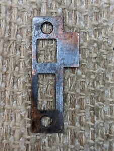 Antique Steel Strike Plate For Mortise Lock Flashed Copper