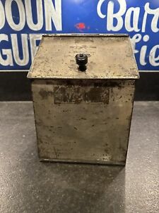 Tin Box Vintage With Lid