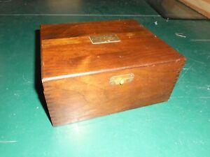 Rare 1927 Sewing Box Presented As Award H Grotte For Sewing Excellence
