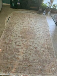 Oriental Tabri Z Per Sian Rug Hand Knotted Silk And Wool