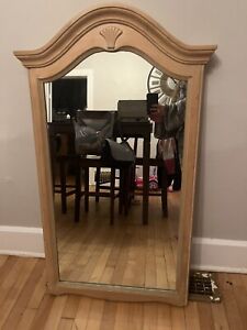 Ethan Allen Country French Bisque Mirror Clamshell Accent 26 5410 270 Free Ship
