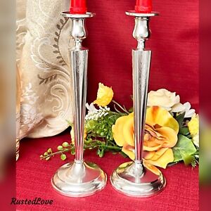 Sterling Silver Candle Sticks Tall Etched With Sterling Candle Cups Web Silver 