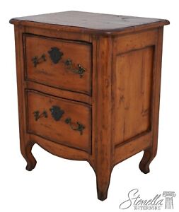 L63041ec Woodland Country French Distressed Finish 2 Drawer Nightstand