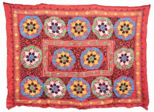 Uzbek Colourful Machine Embroidery Suzani