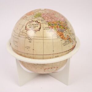 6 Replogle Lithographed Terrestrial Globe Stand 1960 S