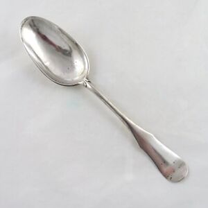 Antique 1788 Swedish Coin Silver Table Serving Spoon 8 75 