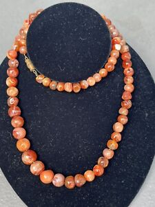 Chinese Carnelian Agate Necklace