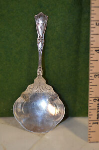 Sterling Caddy Spoon By R Wallace Sons Circa 1890