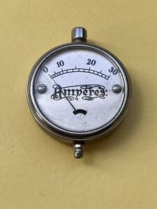 Amperes Gauge Antique Pocket Watch Style Selling As Parts