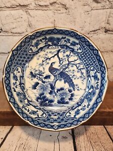 Antique Chinese Blue White Porcelain Bowl Bowl Peacock Design 10 Andrea Sadek