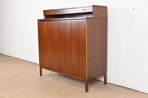Paul Mccobb Irwin Collection Walnut Gentleman S Chest Newly Refinished