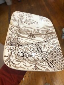 T R Boote Ironstone Transferware 10 X 7 5 Platter In Vg Condition