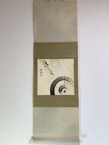 Hanging Scroll Japanese Art Painting Kakejiku Vintage Hand Paint Picture 910