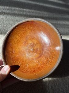 Antique Pennsylvania Redware Glazed 7 1 4 Plate