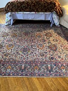 Beautiful Fine Quality Antique Handmade Perssian Carpet Rug 6 X 9