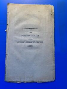 Thomas Paine 1796 Decline Fall Of English System Of Finance Original Booklet