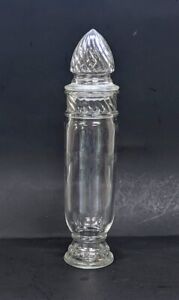 Vintage Tiffin Marly Apothecary Jar Clear Glass 10 Inches
