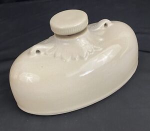 Antique Denby Stoneware Bed Foot Warmer Bottle 2 Pt Made In England