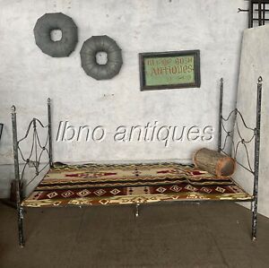 Custom Made Twin Bed Daybed With Salveged 19th C Cast Iron One Of L K 