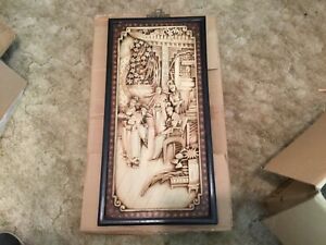 Antique Chinese Wood Carved Panel From Early 1900 S 