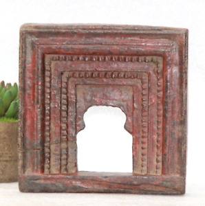 Antique Wooden Frame Unique Carving Wall Hanging Handcrafted Old Original