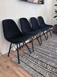 Four Authentic Herman Miller Eames Side Chairs