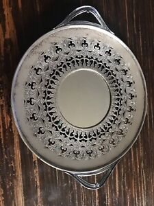 Silverplate Tray With Mirror H814