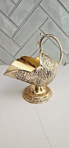 Vintage Himark Silver Plated Ornate Sugar Bowl Candy Dish Scuttle No Scoop Japan
