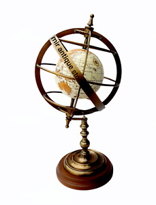 Nautical 16 Tabletop Globe Armillary Antique Sphere Globe Astrolabe World Map