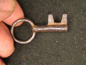 Antique Japanese Edo Era C 1800 Forged Iron Tansu Key 