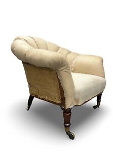 Antique French Napoleon Iii Armchair Nursing Chair