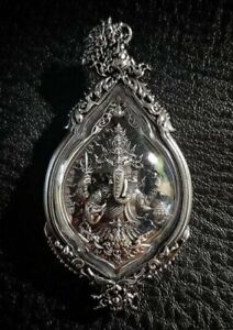 Lord Ganesh Elephant God Pendant Talisman Om Ganpati Idol Hindu Amulet Rare