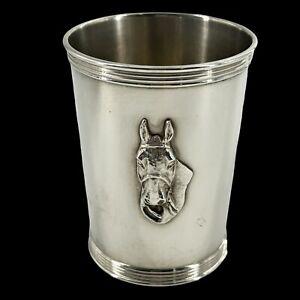 Sterling Silver Kentucky Derby Horse Head Mint Julep Cup Churchill Downs 141 6g