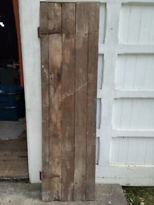 Antique Door New England 5 Slab Panel 1900 Century Exterior 83 X 23 1 2 Inches