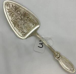 Ball Black Co Sterling Silver Pastry Pie Server Patent 1862 Monogram Perry 3