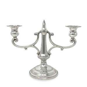 Mueck Carey Co Weighted Sterling Candelabra