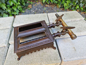 Antique Rare Gas Stove Or Heater Patent G Wobbe Wien Ca 1900 Austria Hungary